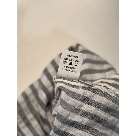 VICI Size Large Woman Blouse 100% Cotton Breatnable Elegant - Picture 6 of 8